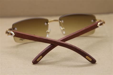 cartier wood frames cheap|cartier rimless wood frame glasses.